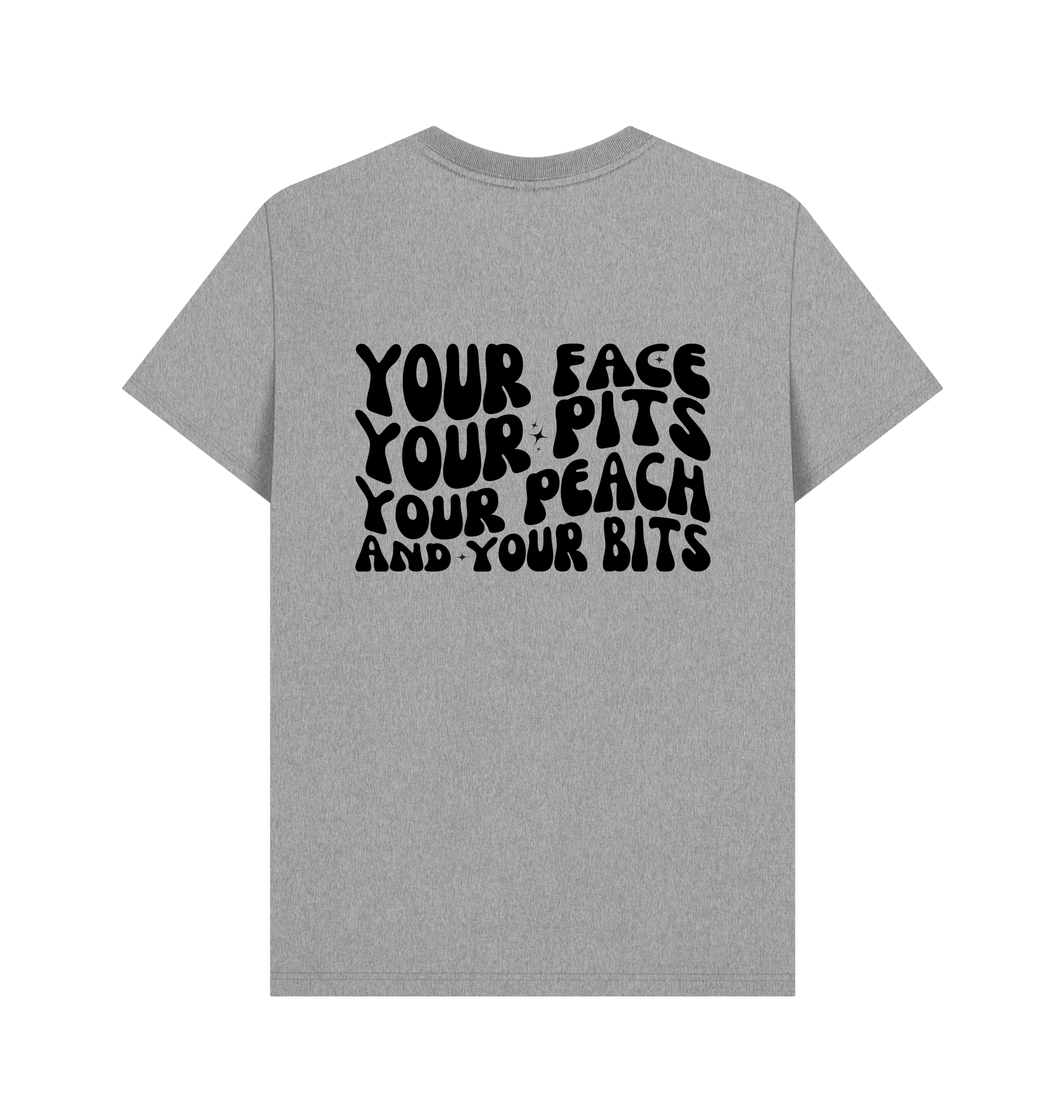 Athletic Grey Printed T-shirt Back