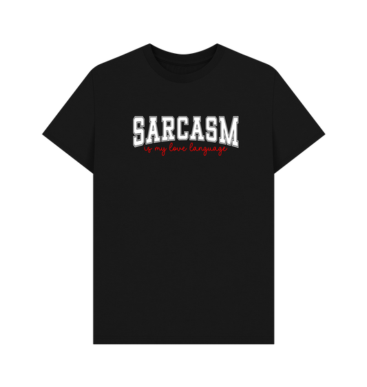 Black Printed T-shirt Front