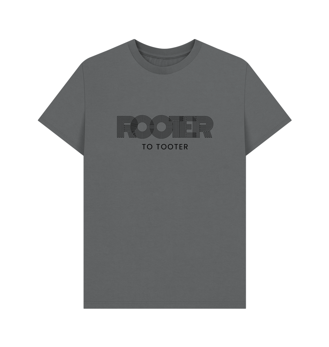Slate Grey Printed T-shirt Front