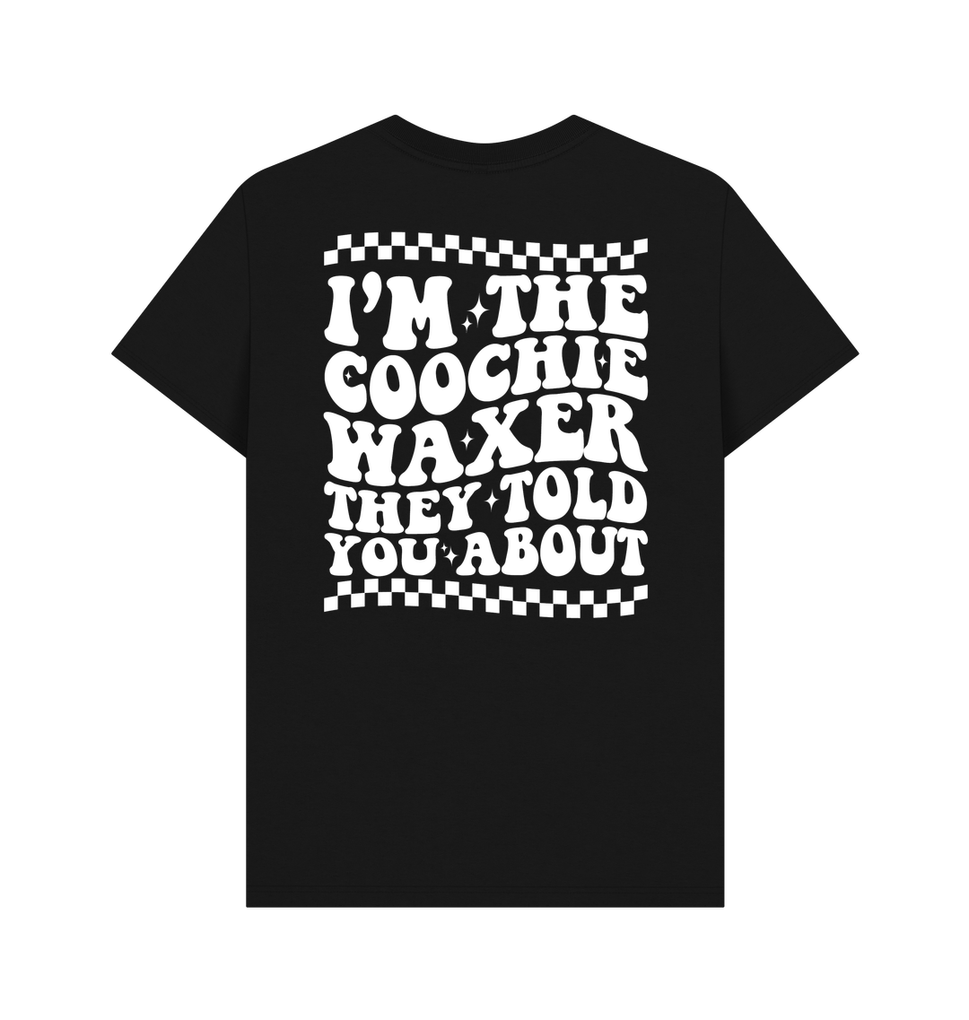Black Printed T-shirt Back