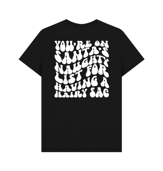 Black Printed T-shirt Back