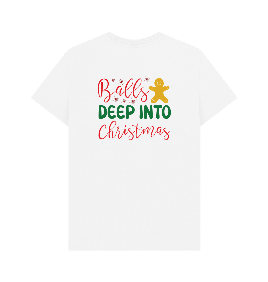 White Printed T-shirt Back