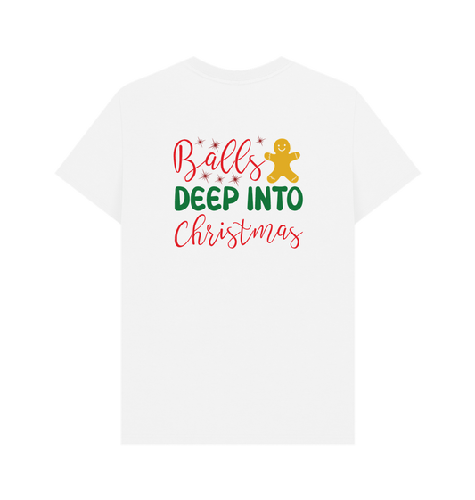 White Printed T-shirt Back