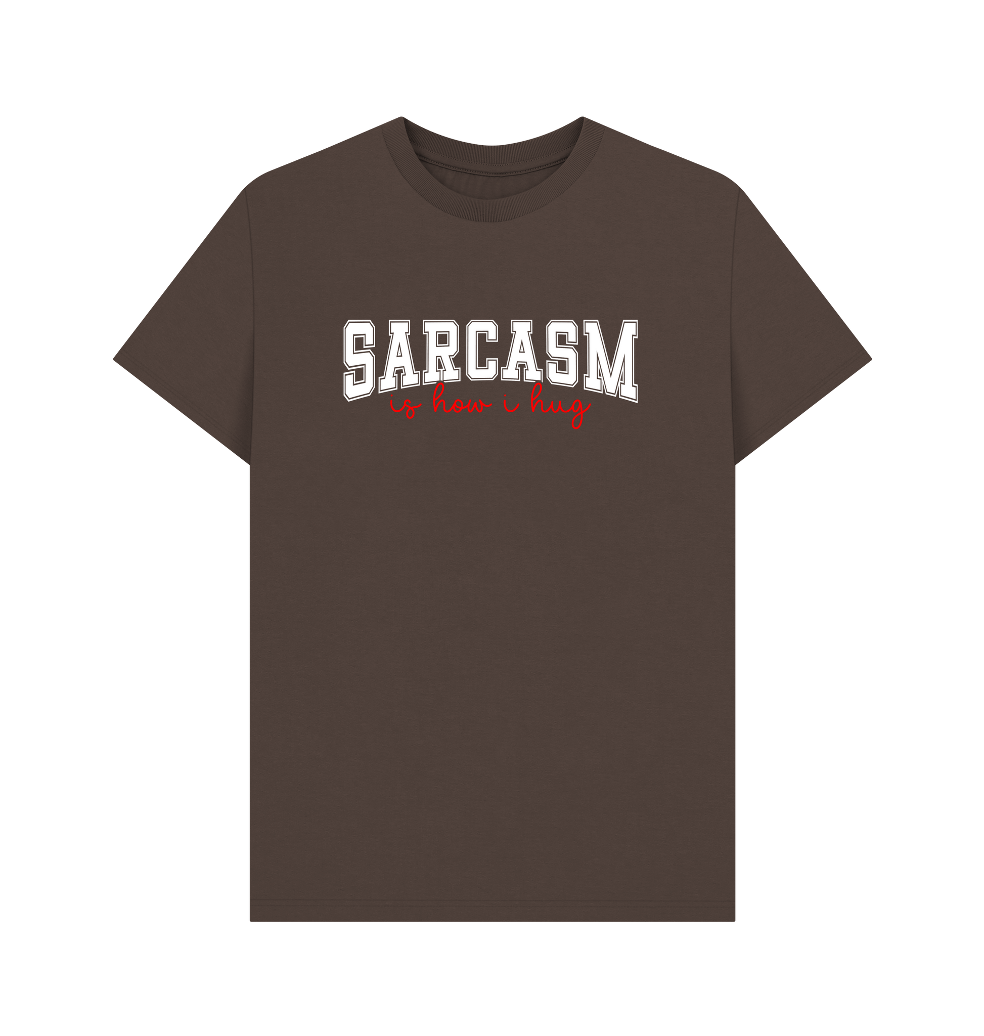 Chocolate Printed T-shirt Front