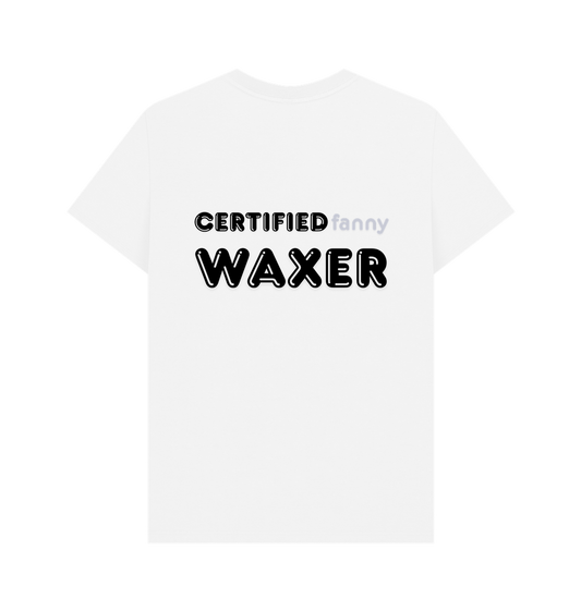 White Printed T-shirt Back