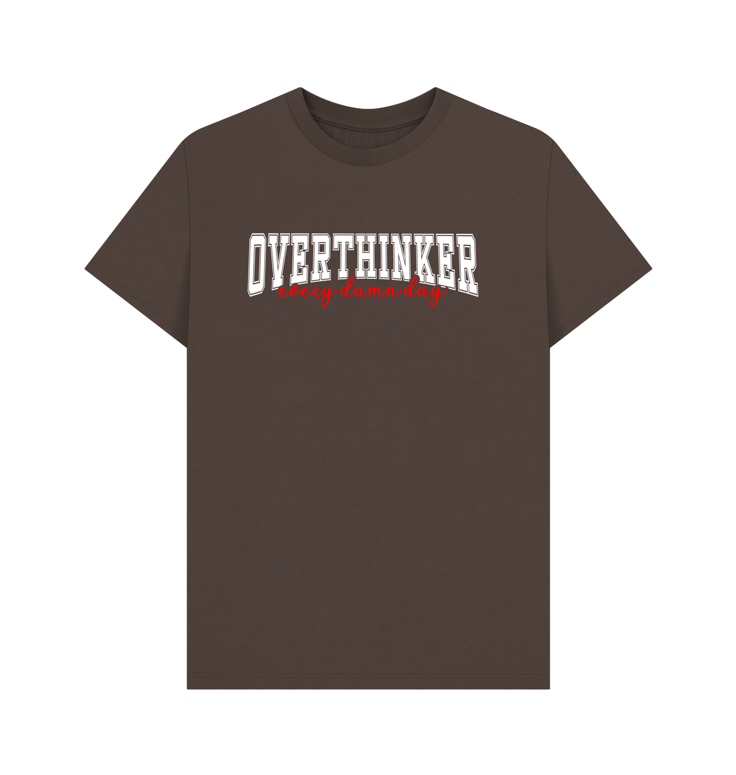 Chocolate Printed T-shirt Front