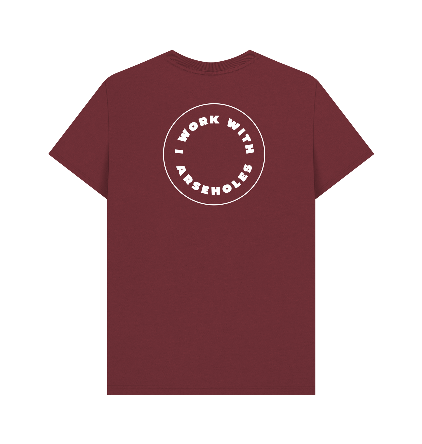 Red Wine Printed T-shirt Back