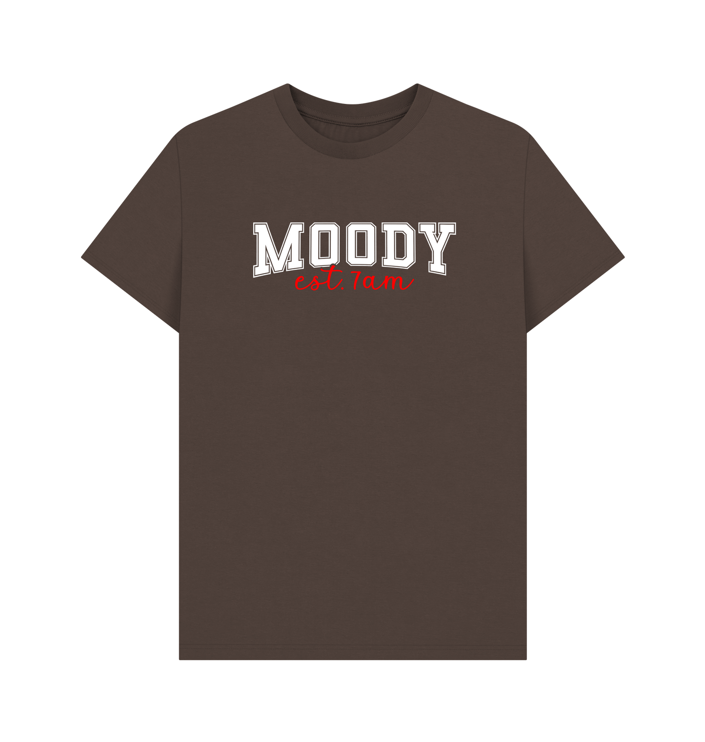 Chocolate Printed T-shirt Front