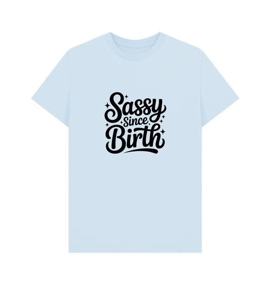 Sky Blue Printed T-shirt Front