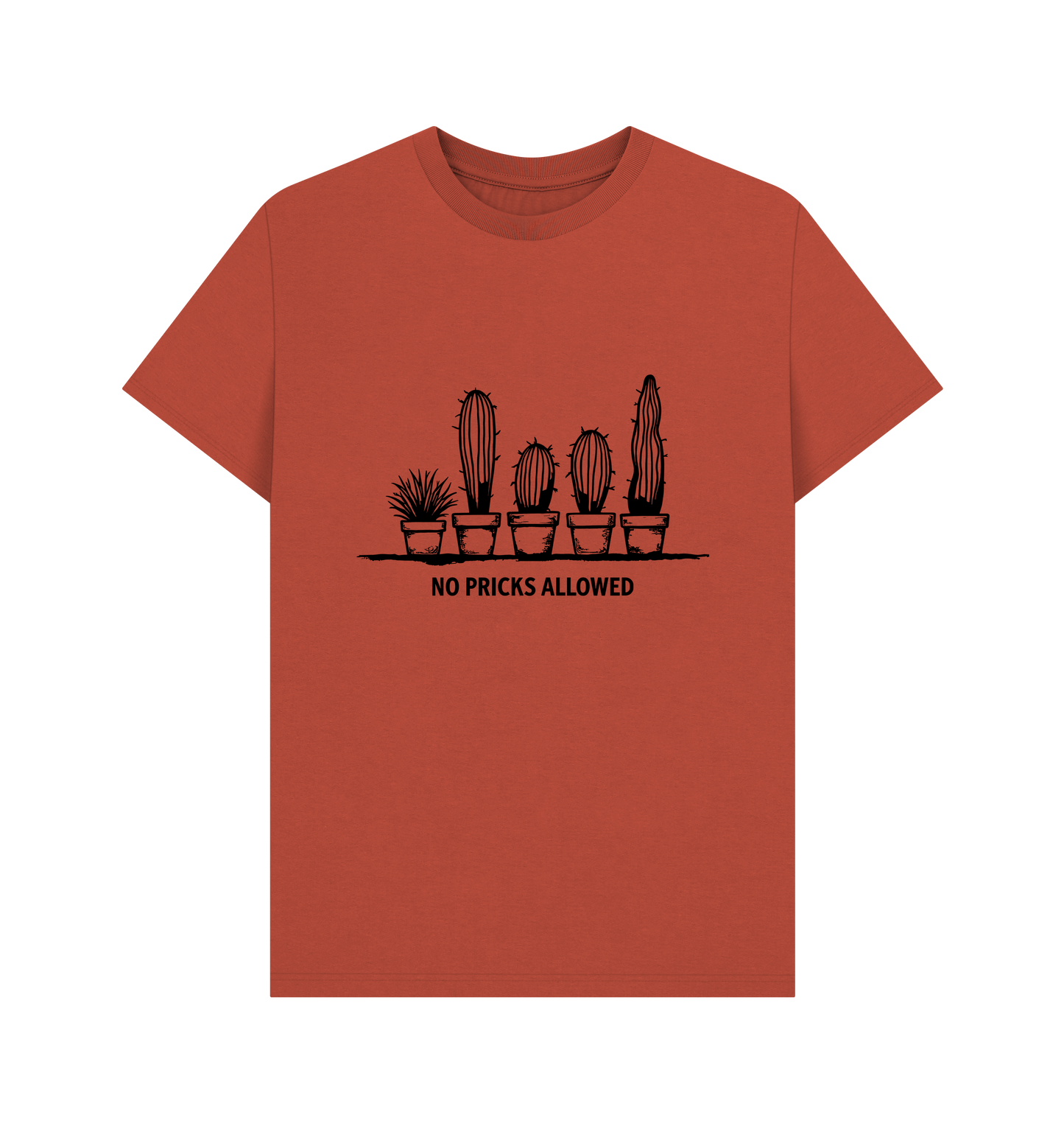 Rust Printed T-shirt Front