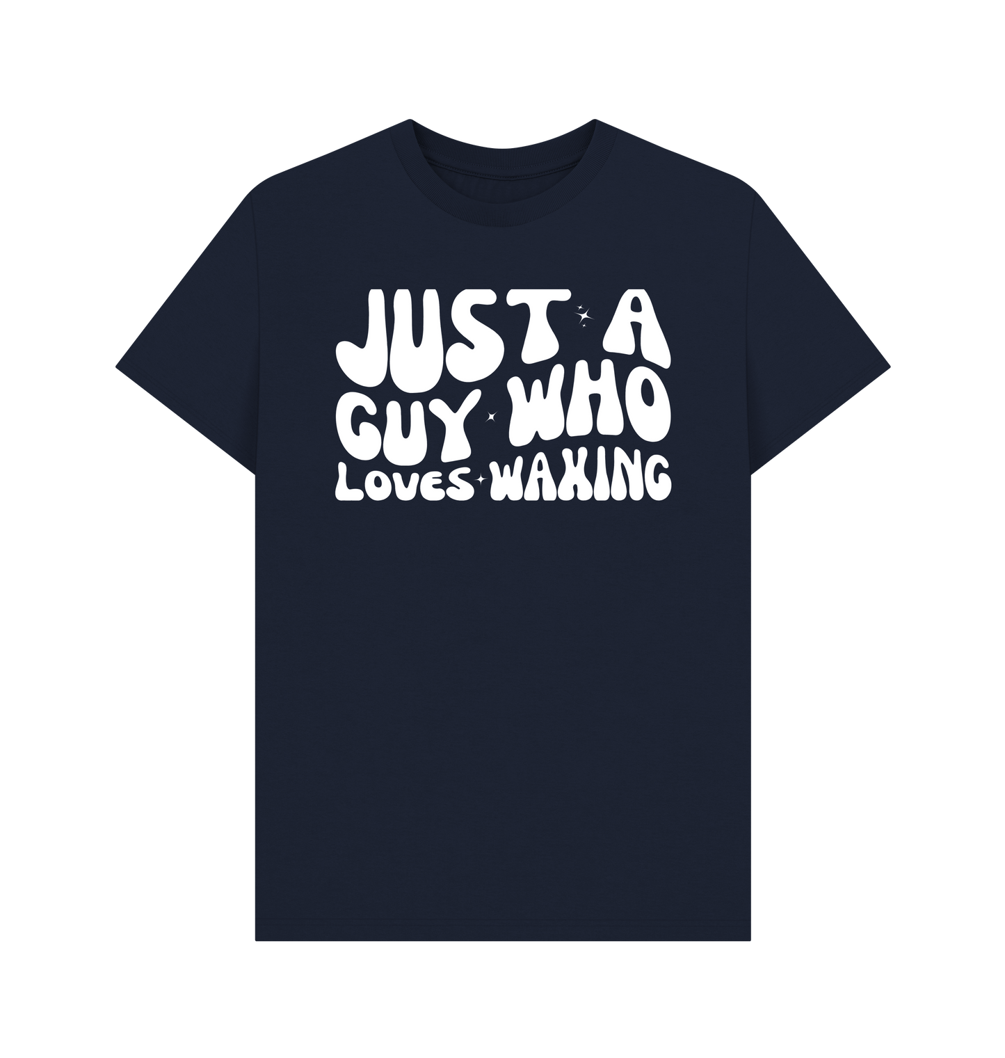 Navy Blue Printed T-shirt Front