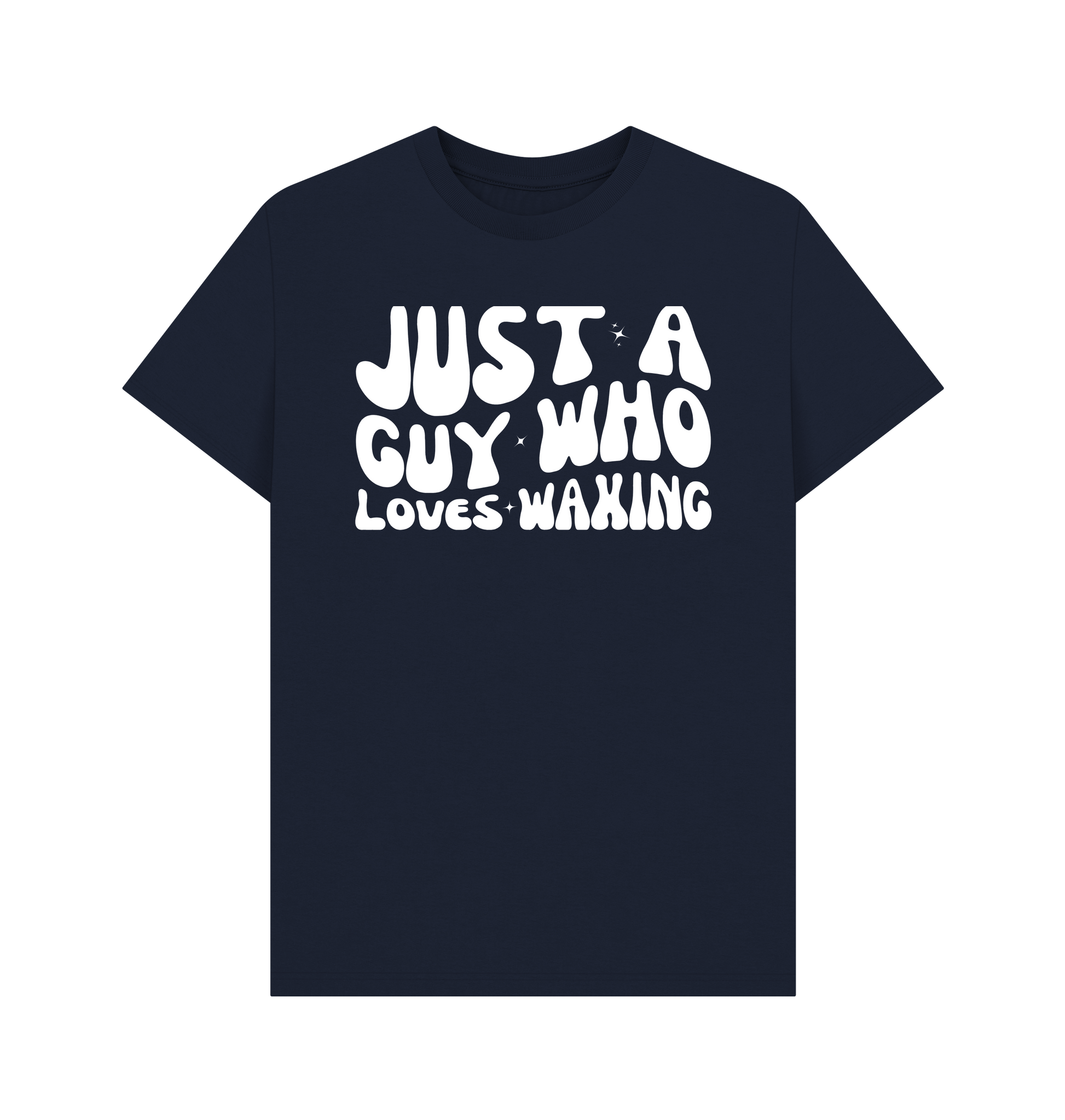 Navy Blue Printed T-shirt Front