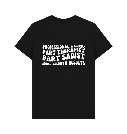 Black Printed T-shirt Back