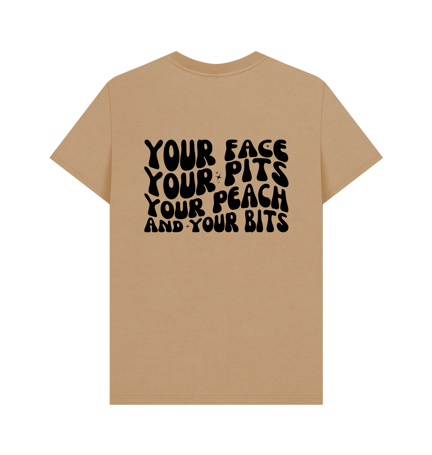 Sand Printed T-shirt Back