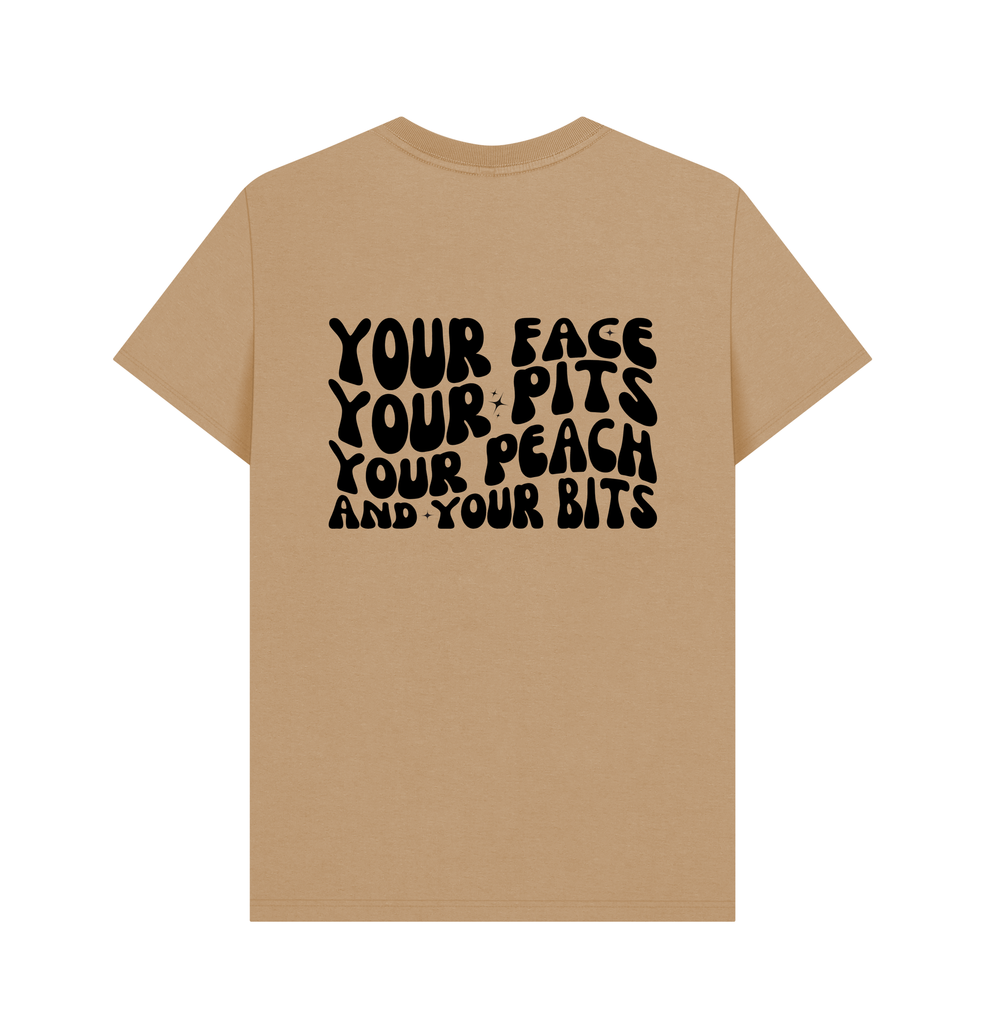 Sand Printed T-shirt Back