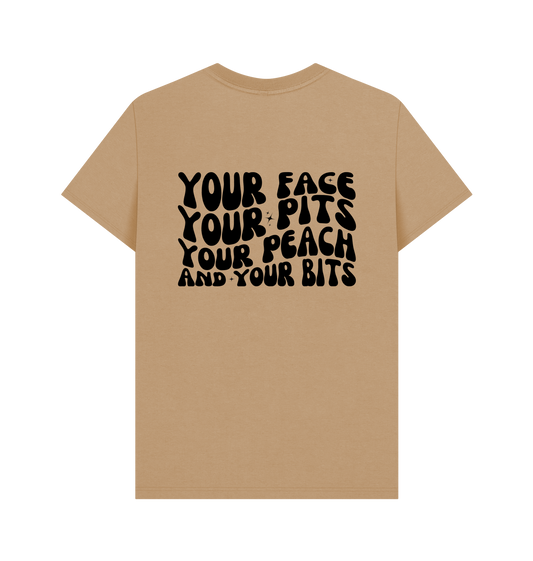 Sand Printed T-shirt Back