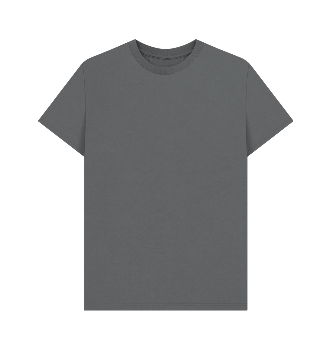 Slate Grey Printed T-shirt Front