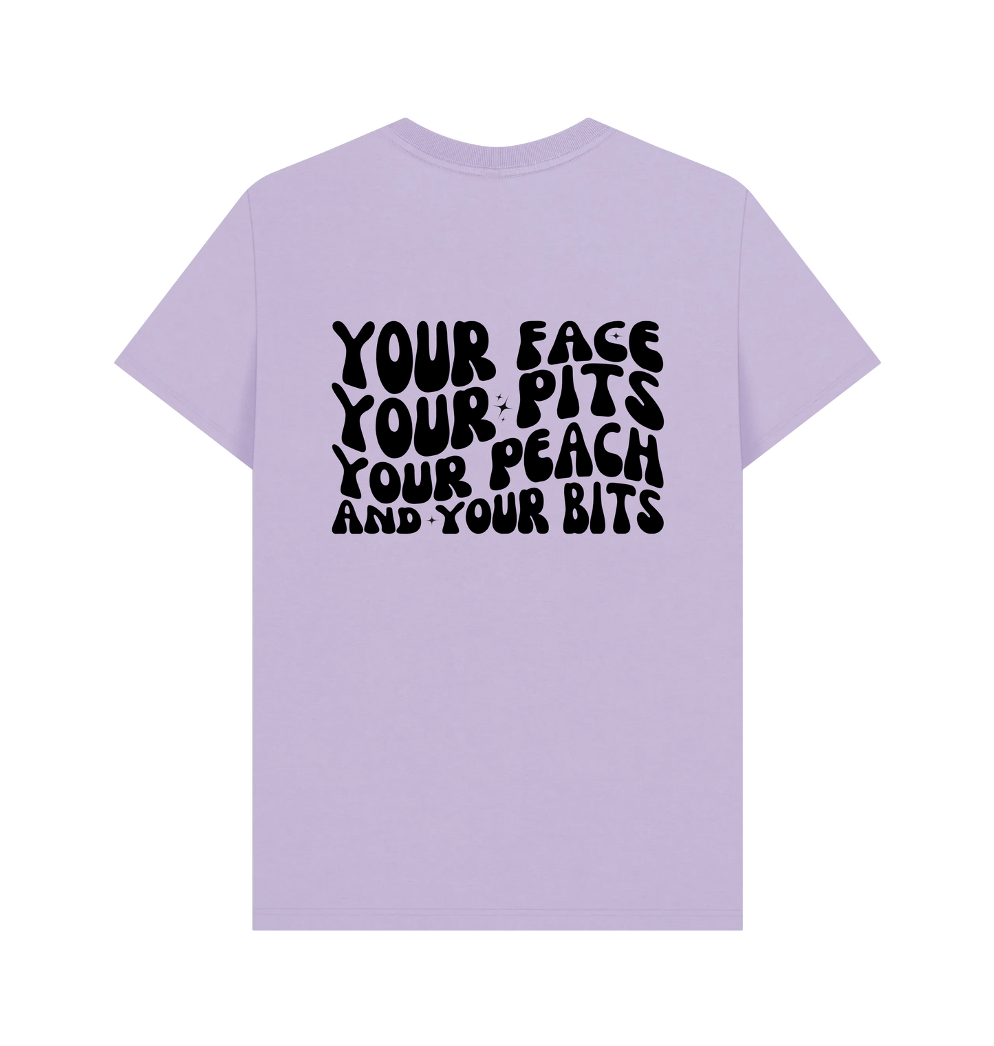 Lilac Printed T-shirt Back