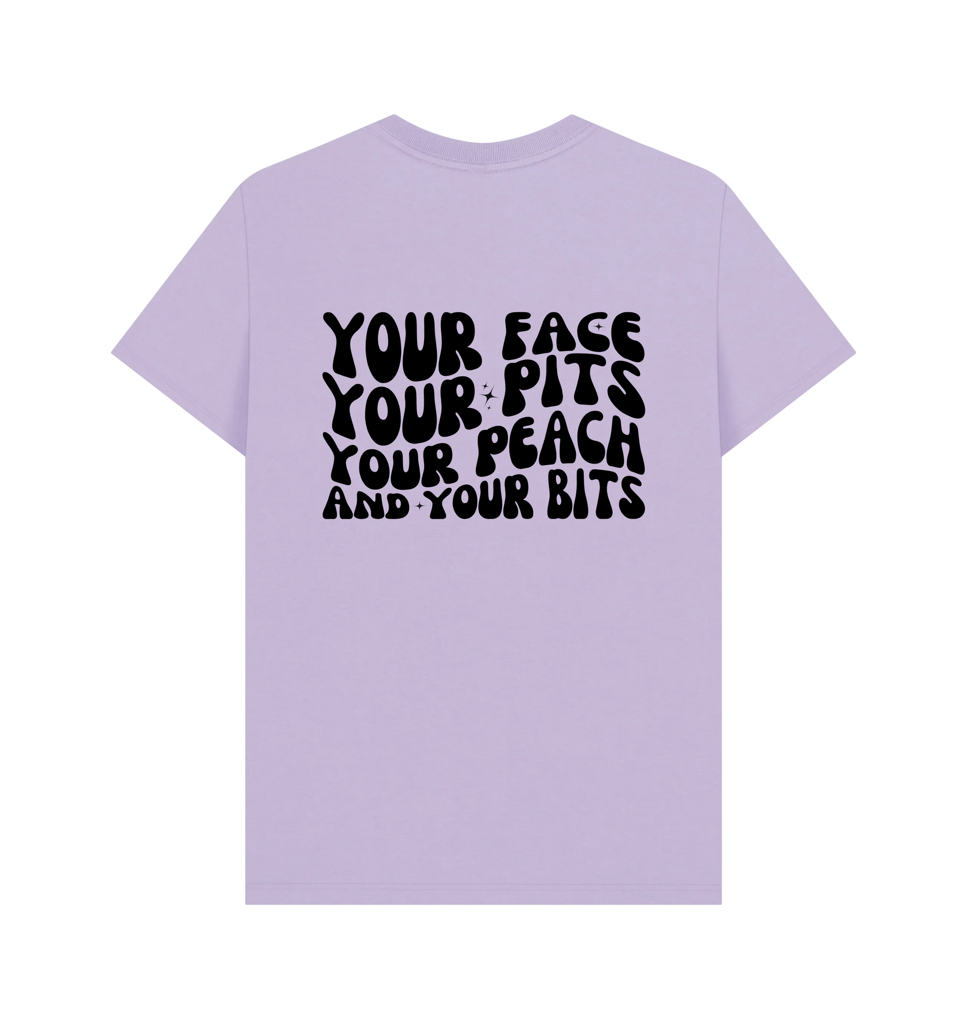 Lilac Printed T-shirt Back