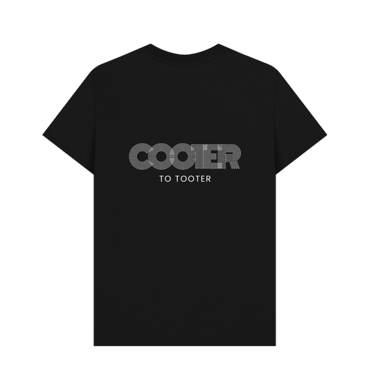 Black Printed T-shirt Back