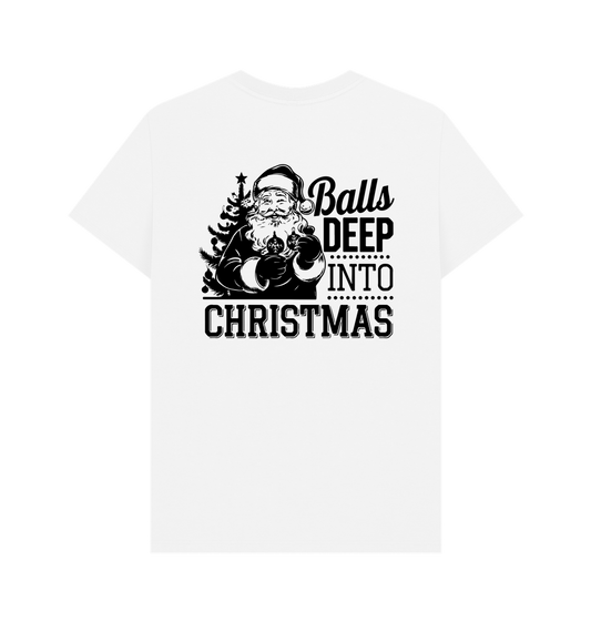 White Printed T-shirt Back