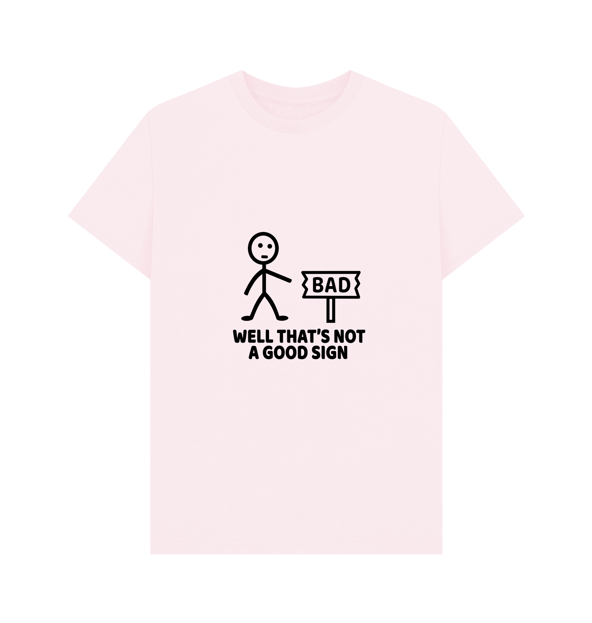 Pink Printed T-shirt Front