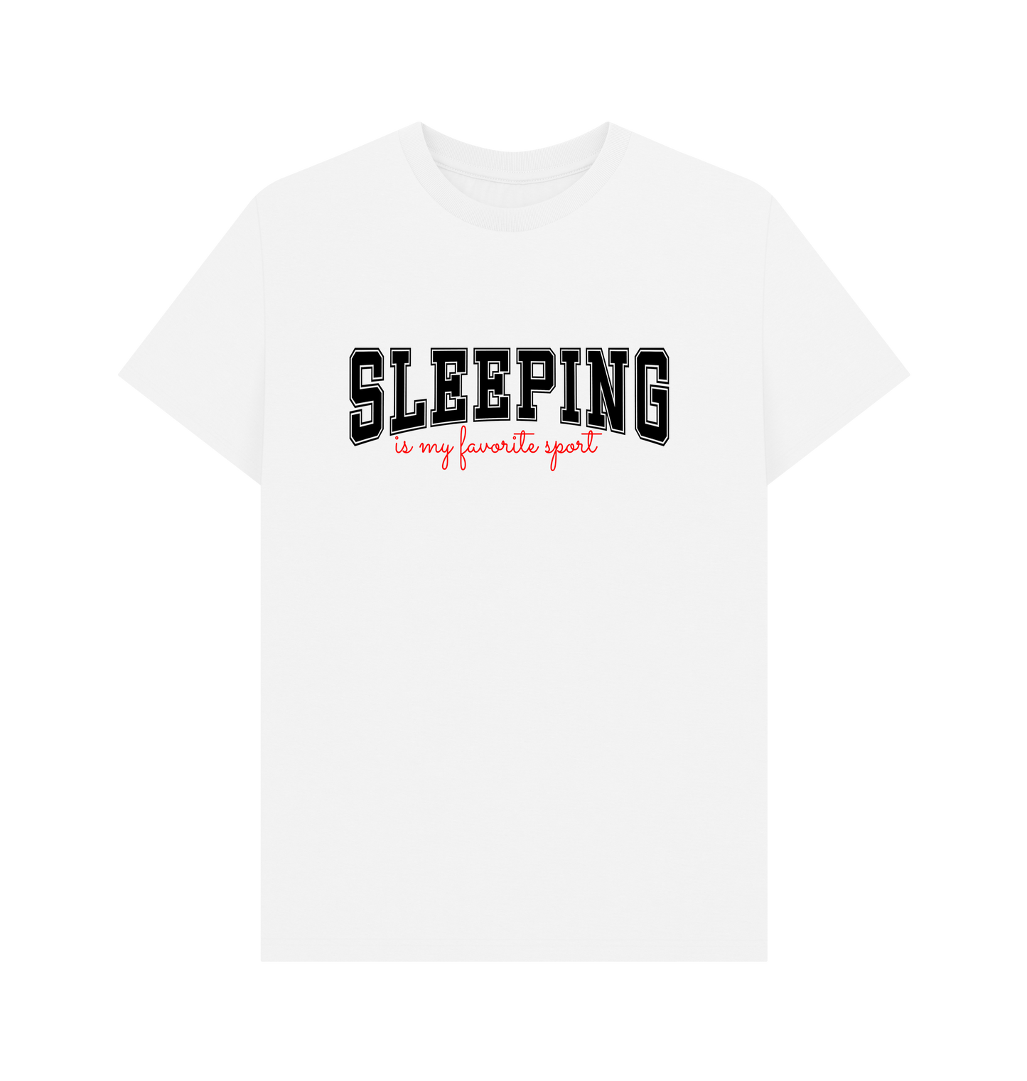 White Printed T-shirt Front