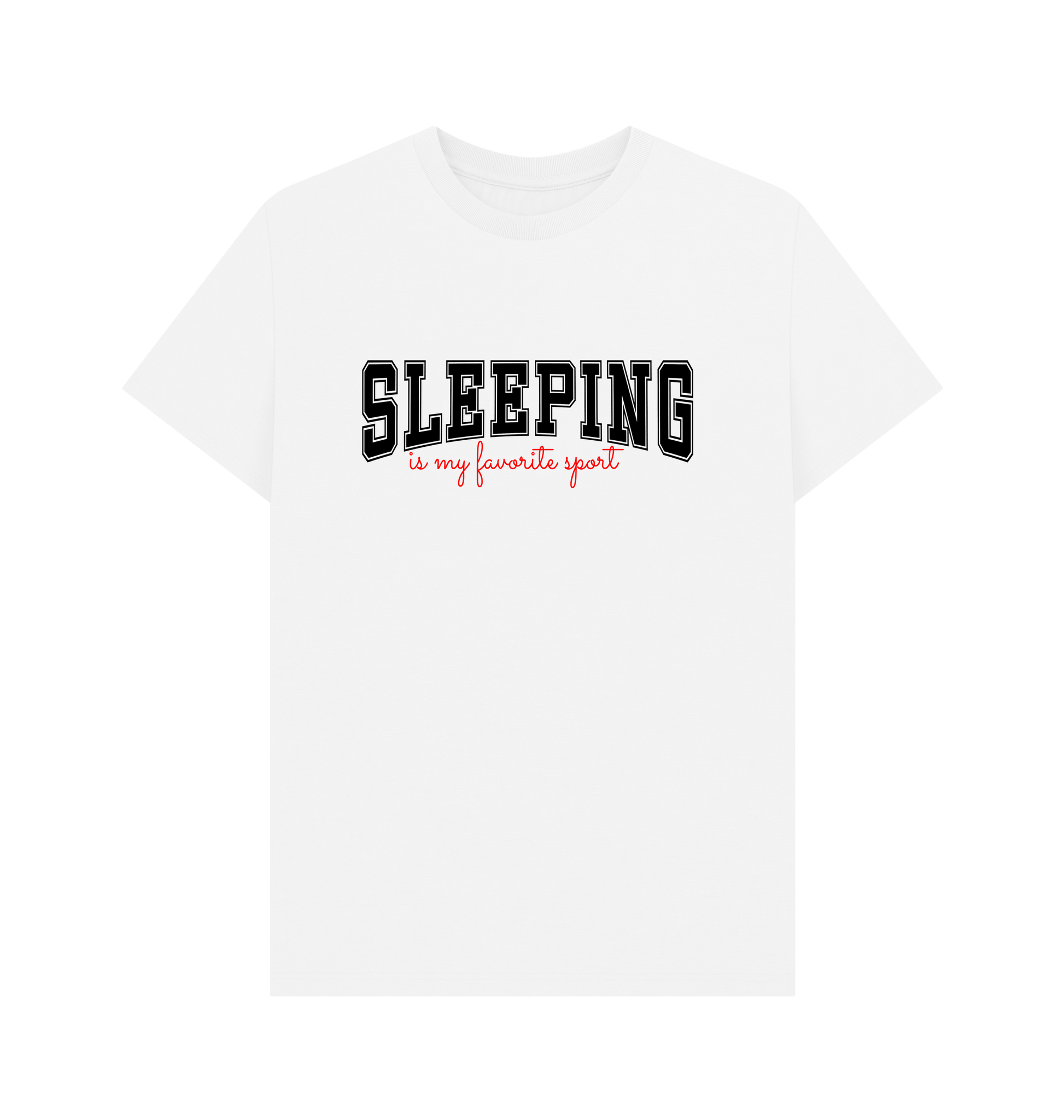 White Printed T-shirt Front