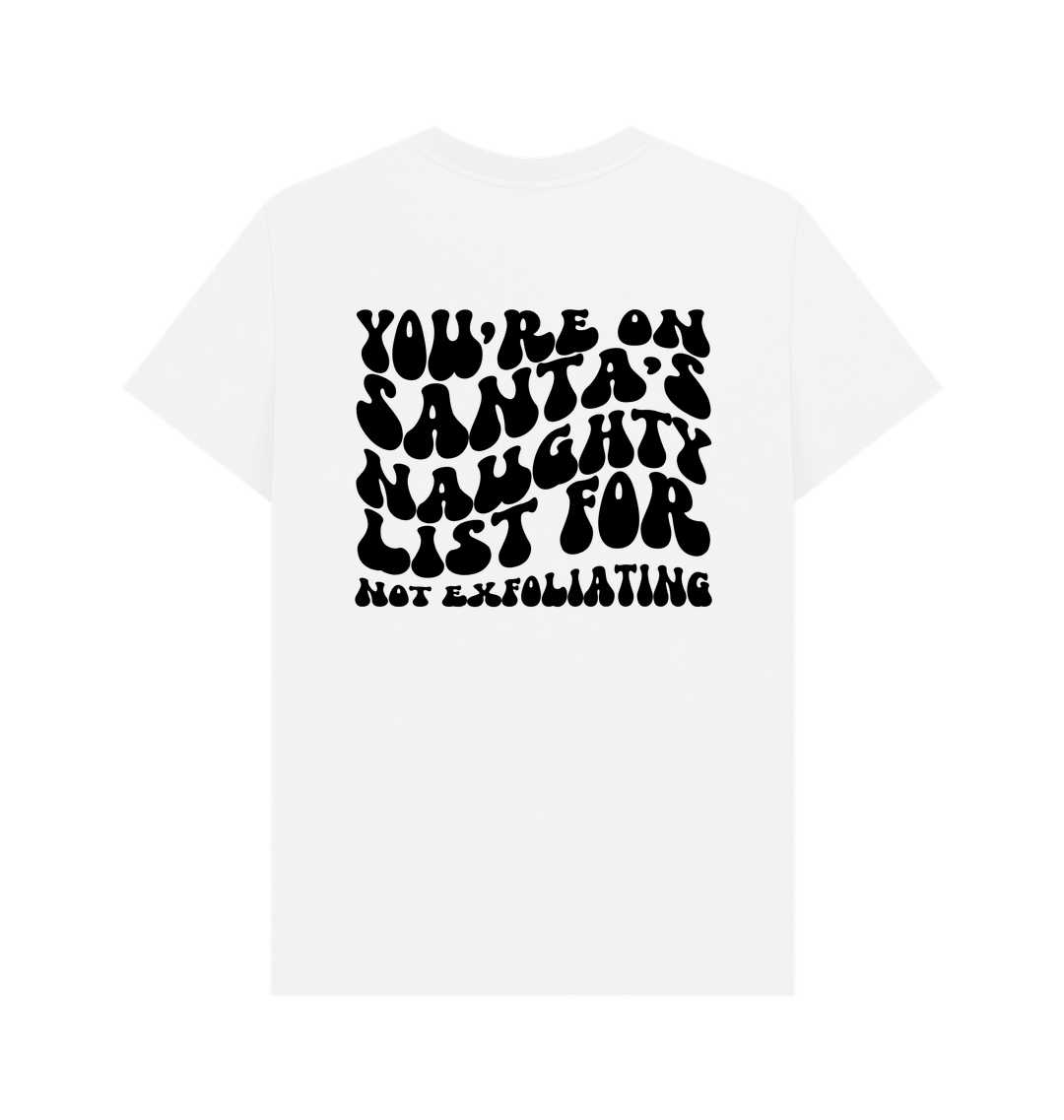 White Printed T-shirt Back