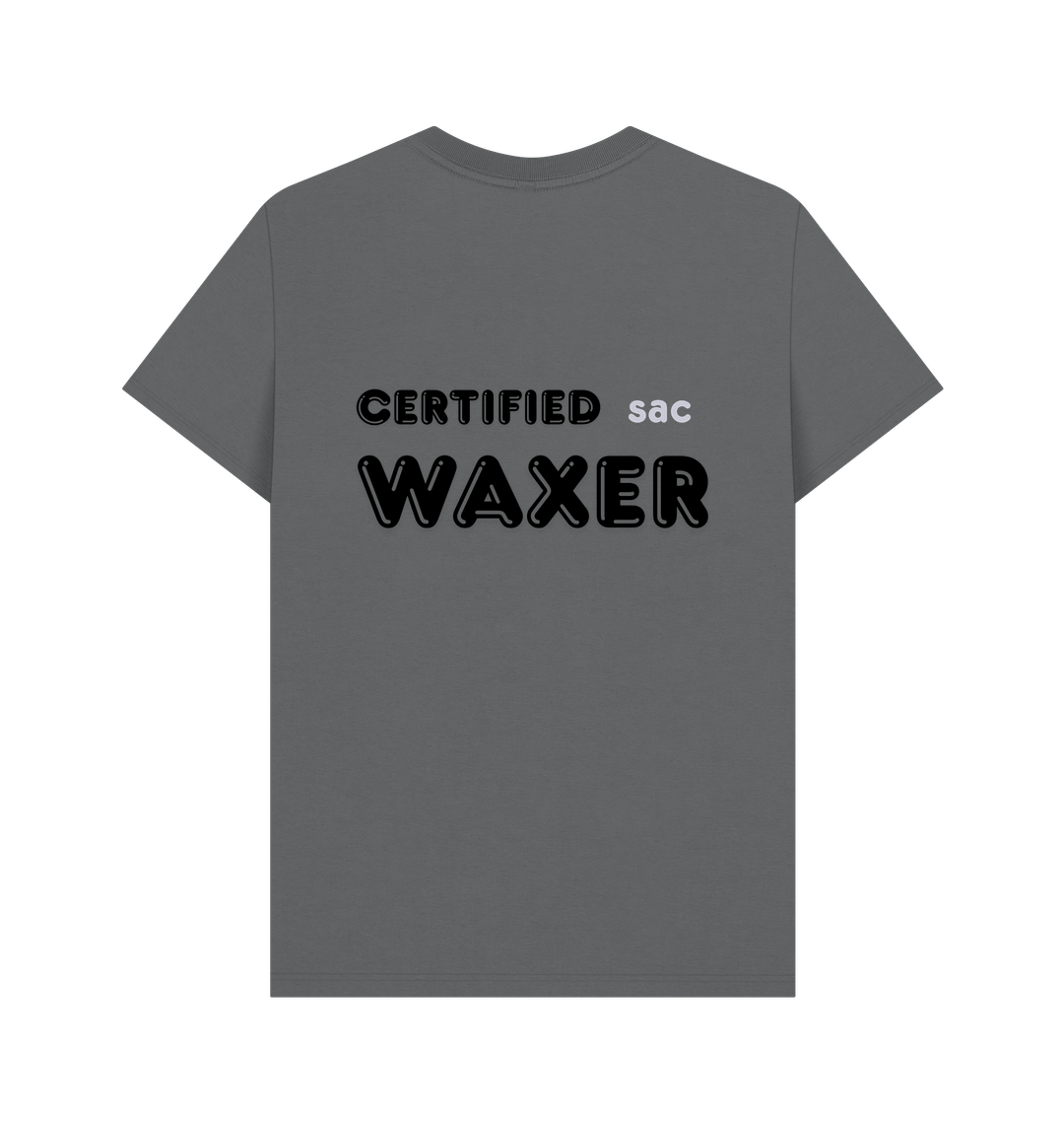 Slate Grey Printed T-shirt Back