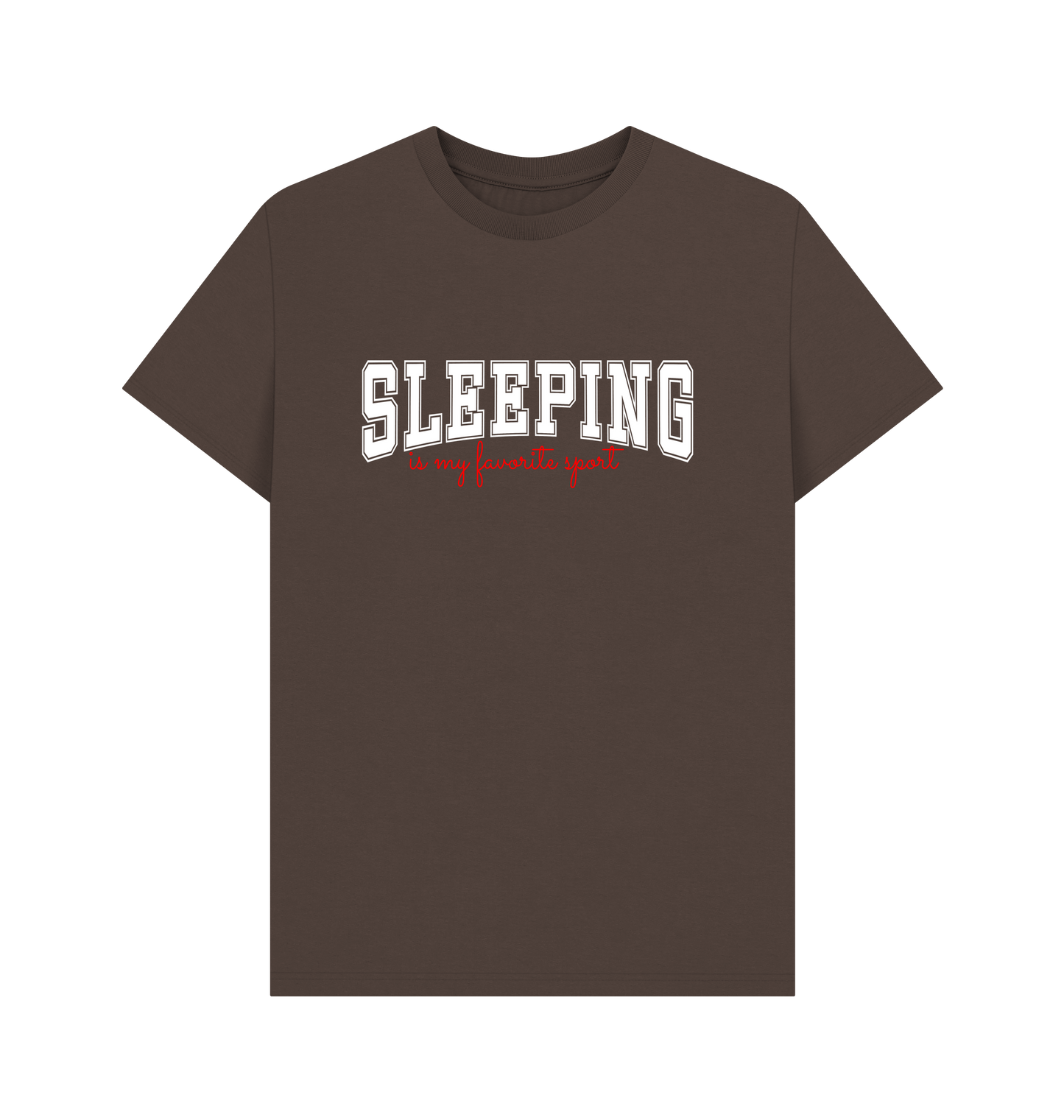 Chocolate Printed T-shirt Front