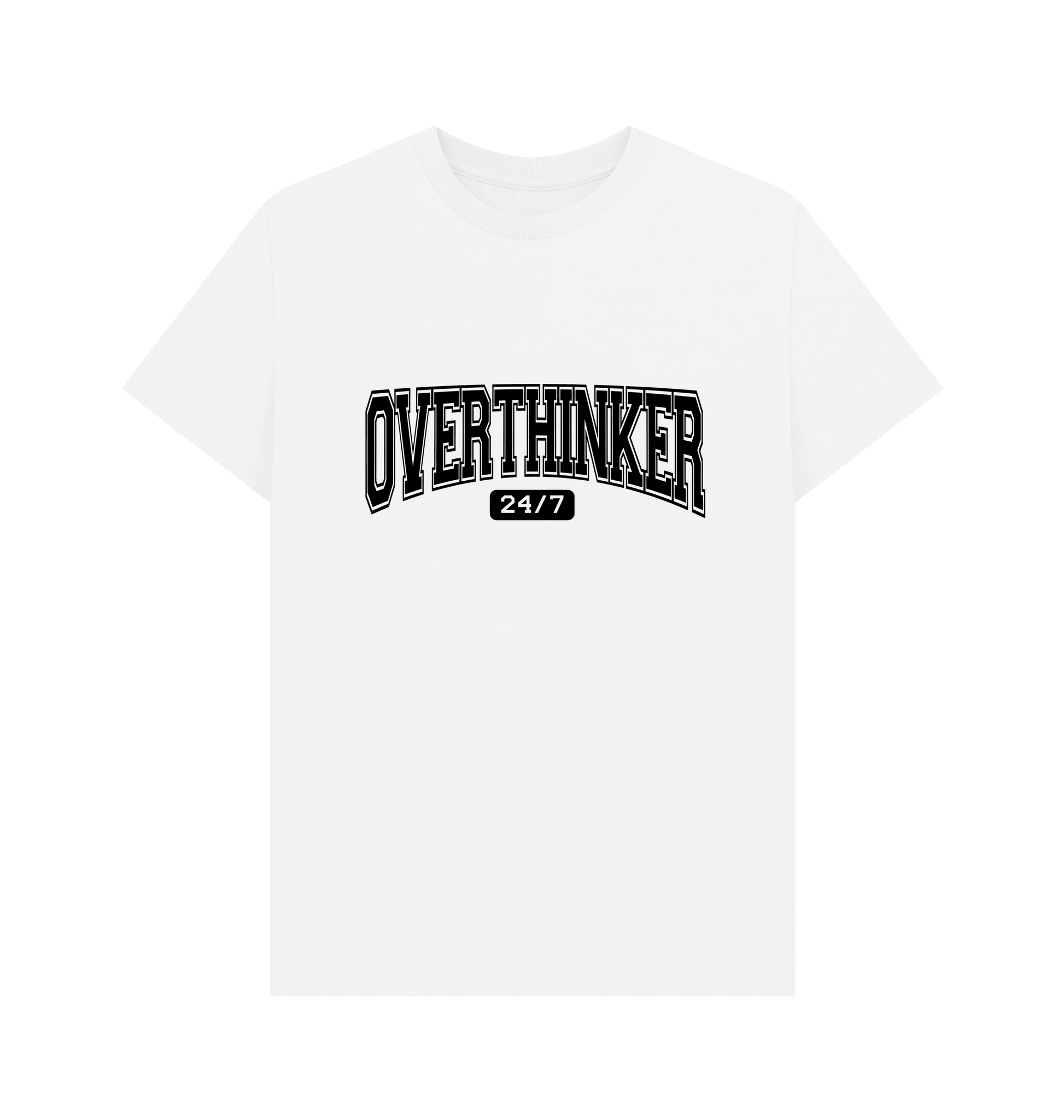 White Printed T-shirt Front
