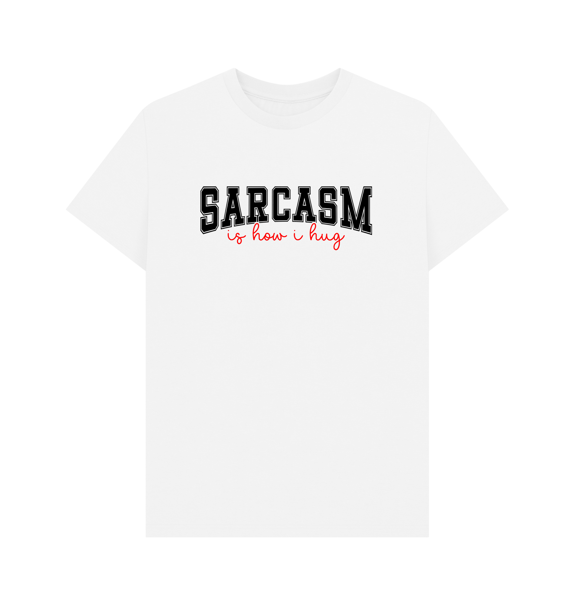 White Printed T-shirt Front