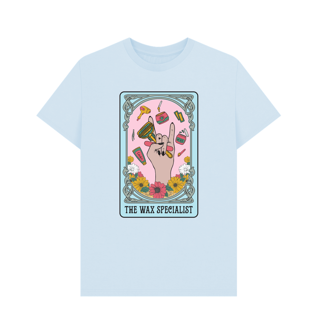 Sky Blue Printed T-shirt Front