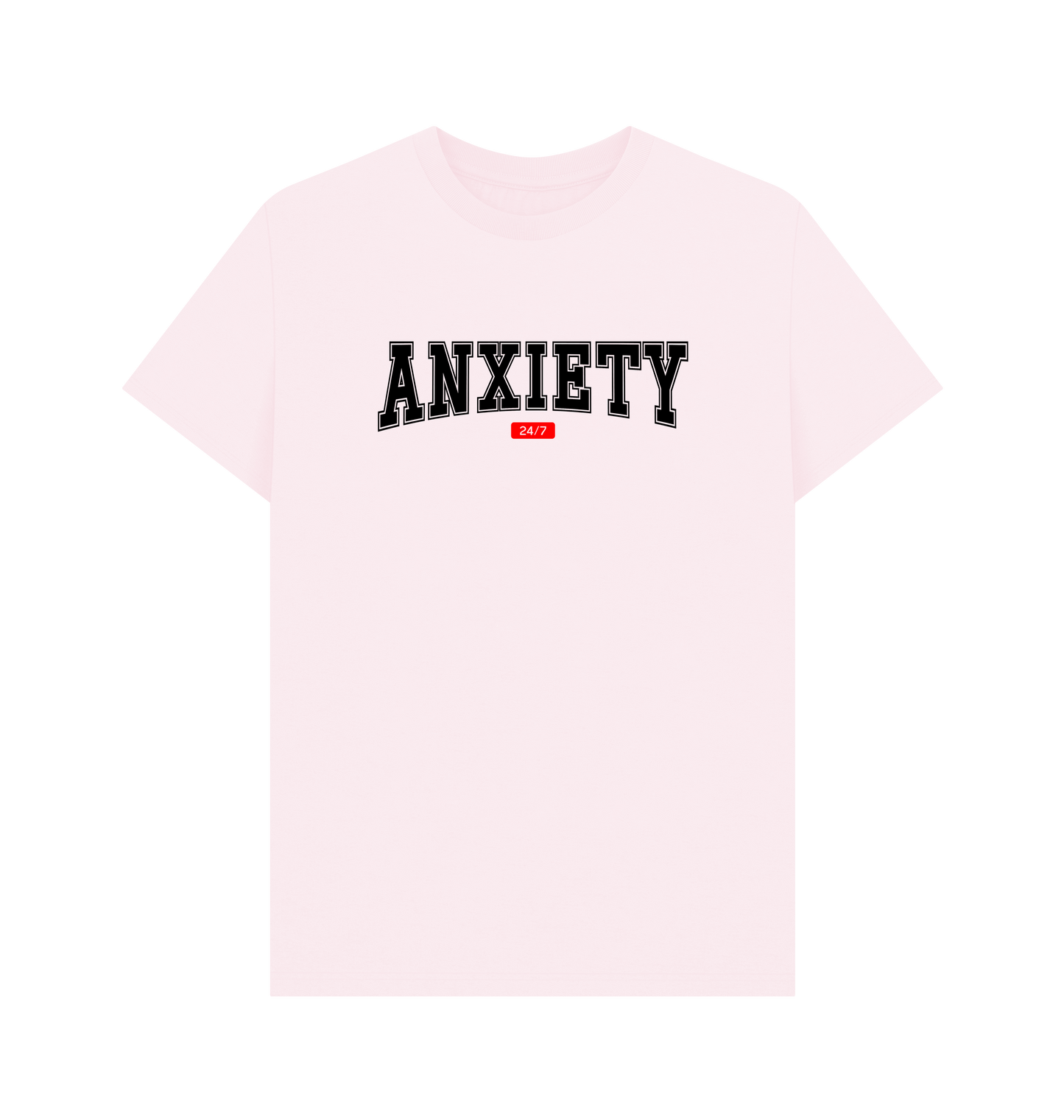 Pink Printed T-shirt Front
