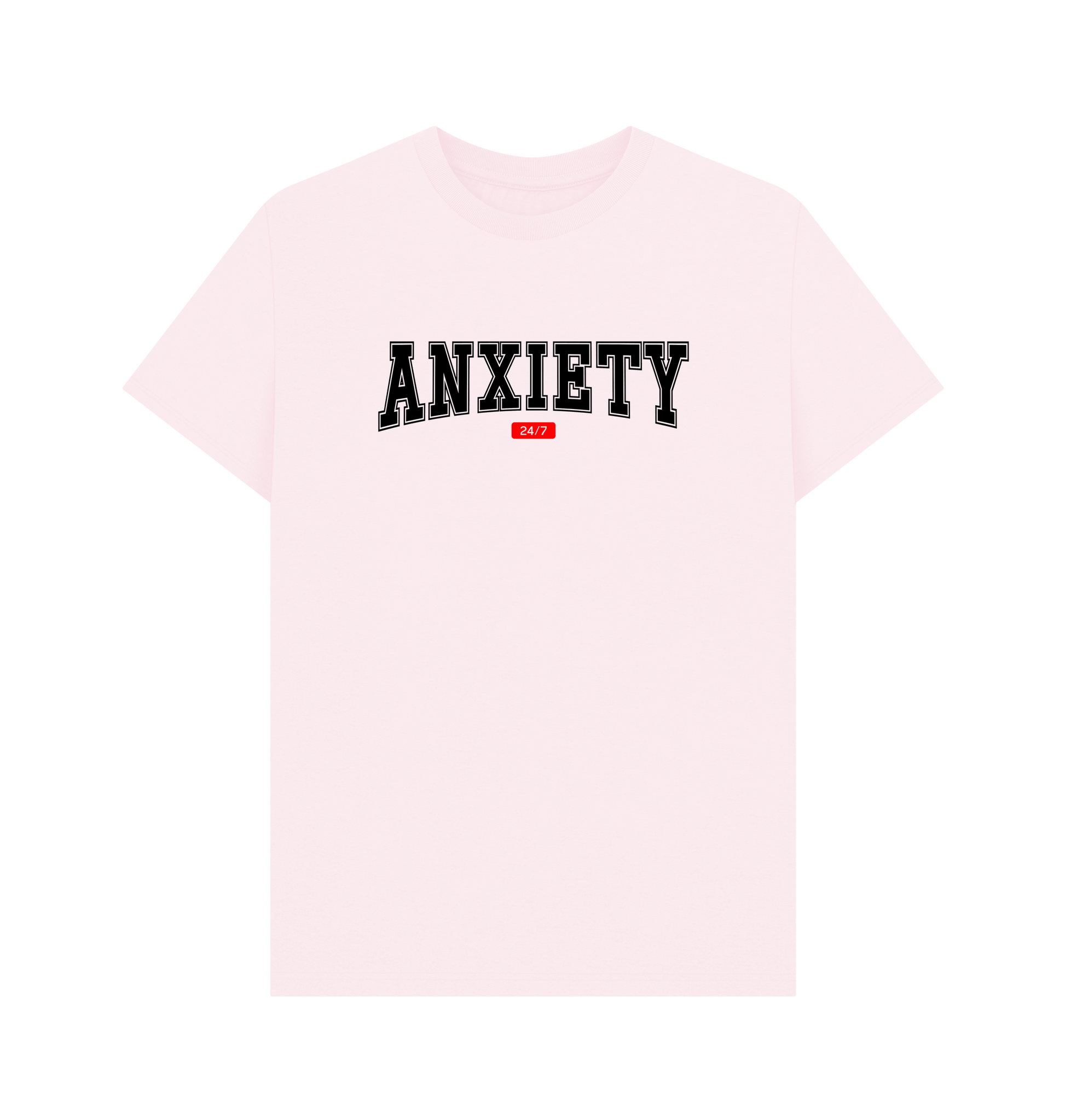 Pink Printed T-shirt Front