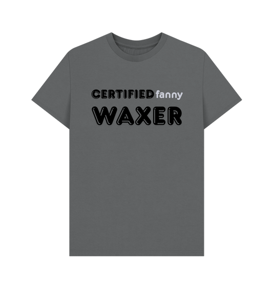 Slate Grey Printed T-shirt Front