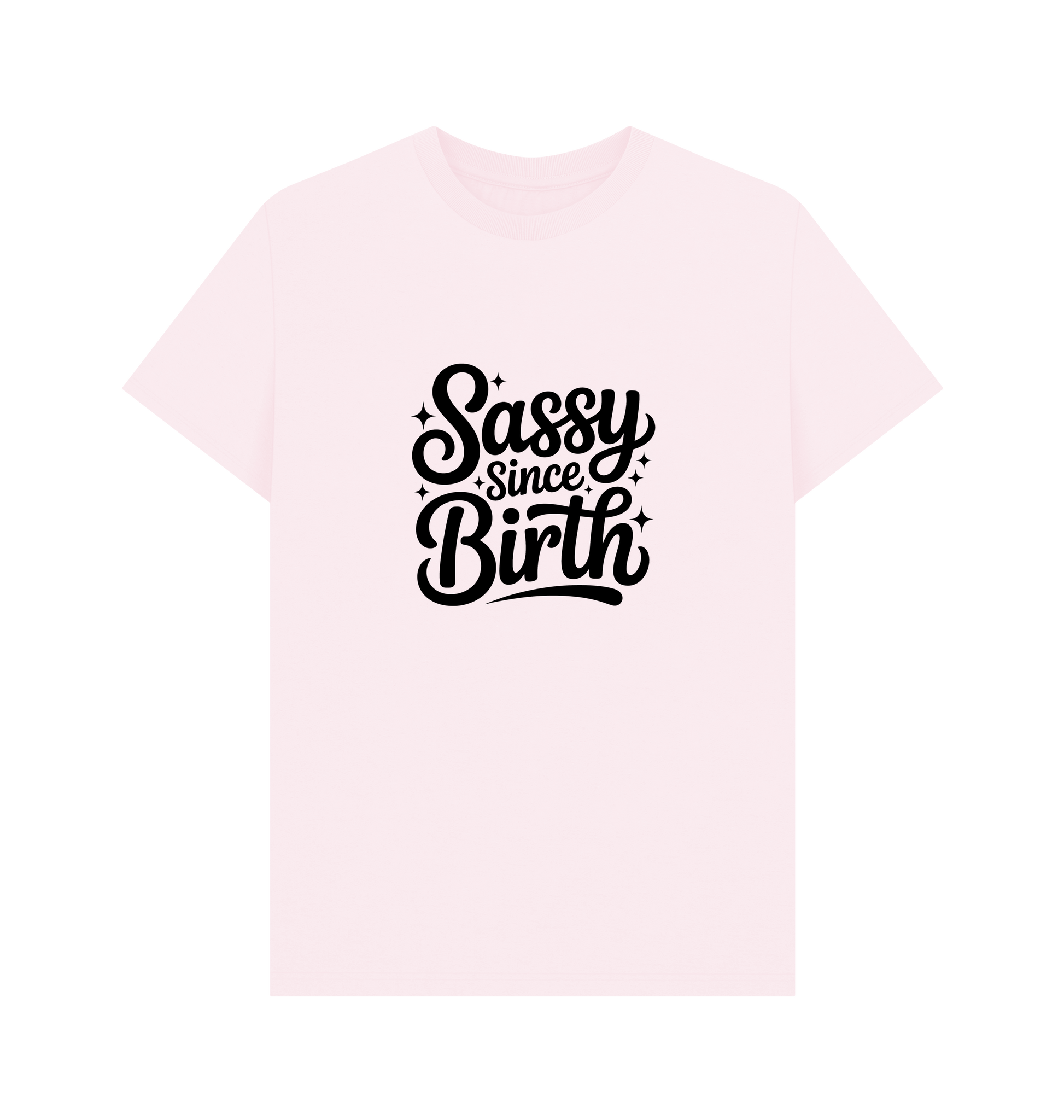 Pink Printed T-shirt Front