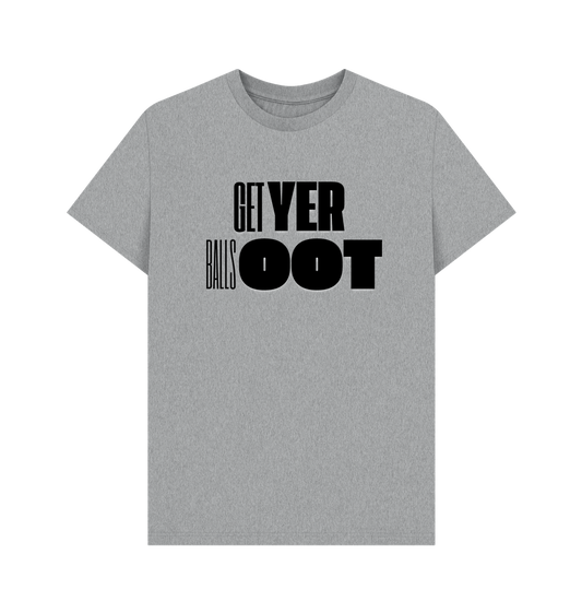 Athletic Grey Printed T-shirt Front