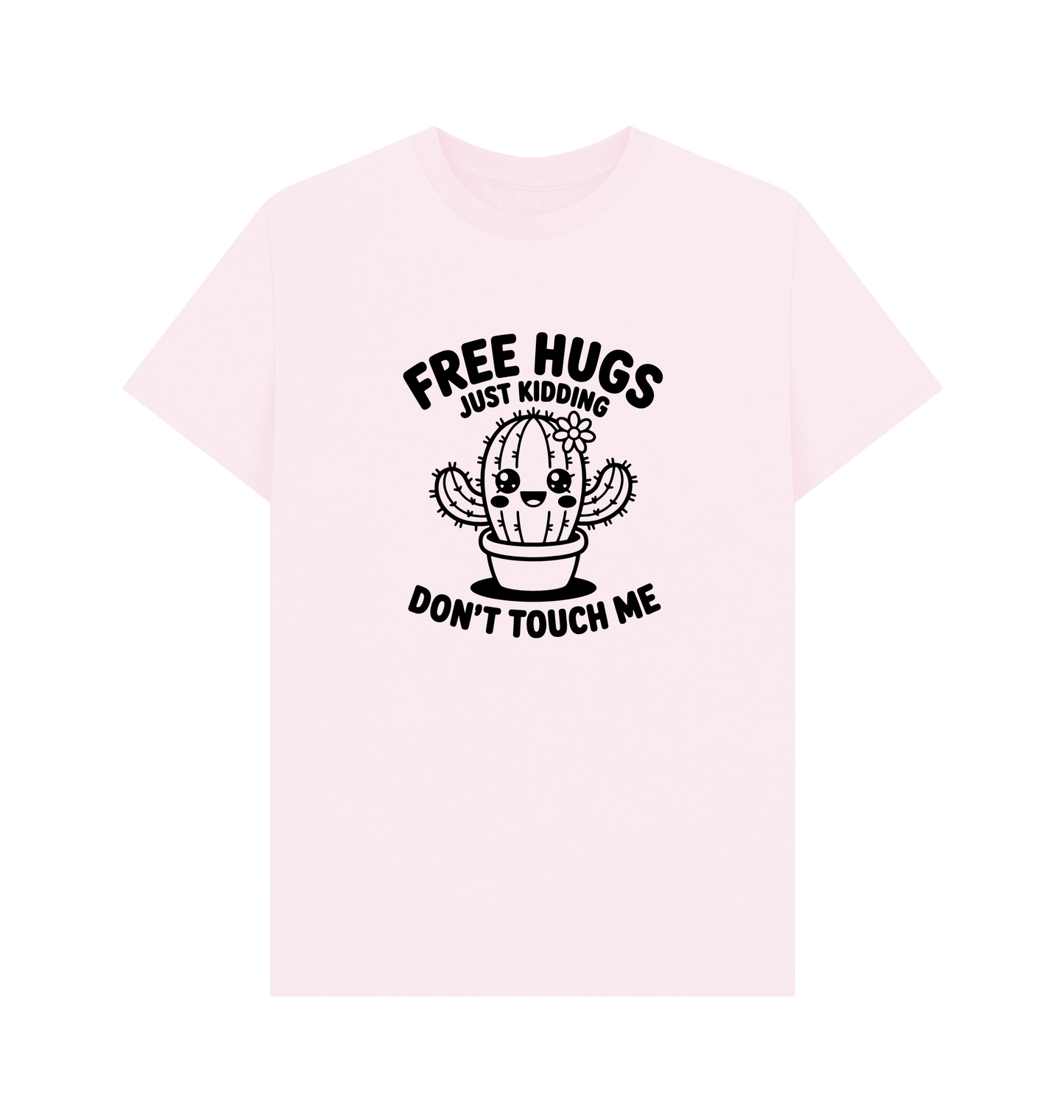 Pink Printed T-shirt Front