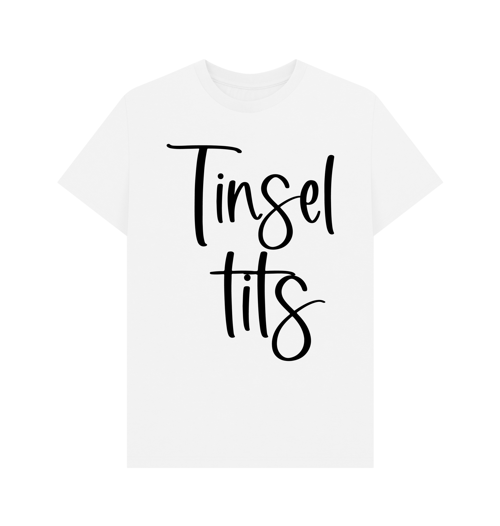 White Printed T-shirt Front