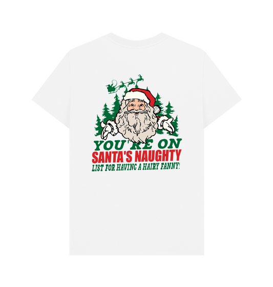 White BACK DESIGN - HAIRY FANNY