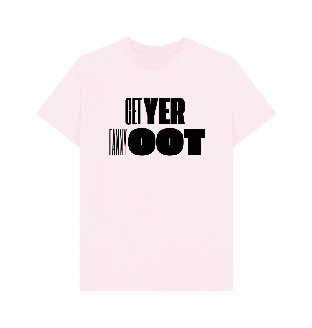 Pink Printed T-shirt Front
