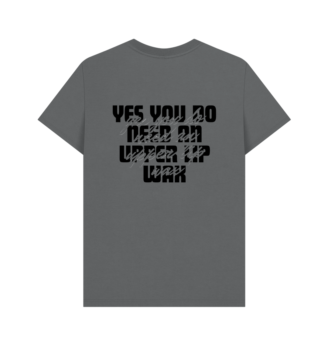 Slate Grey Printed T-shirt Back