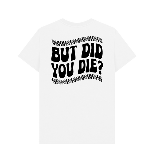 White Printed T-shirt Back