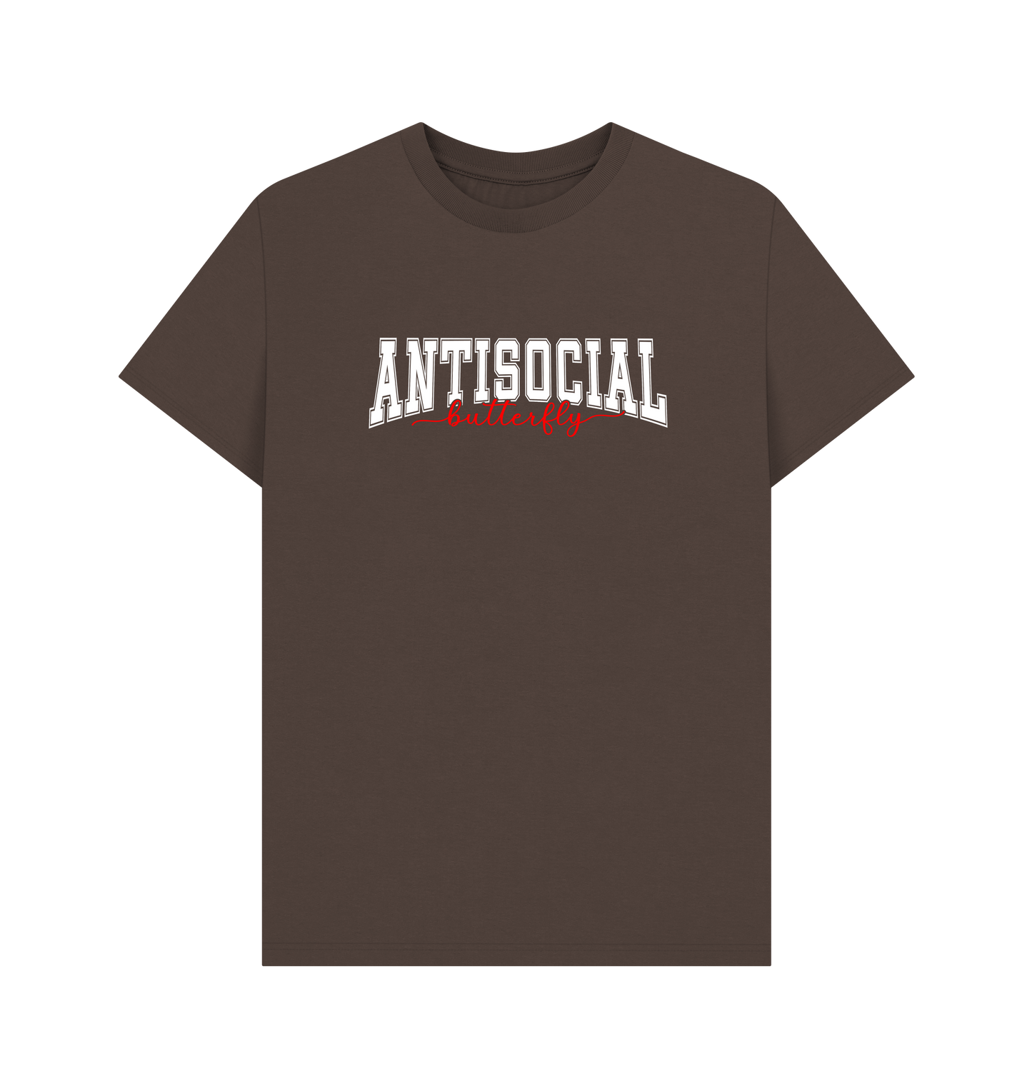 Chocolate Printed T-shirt Front