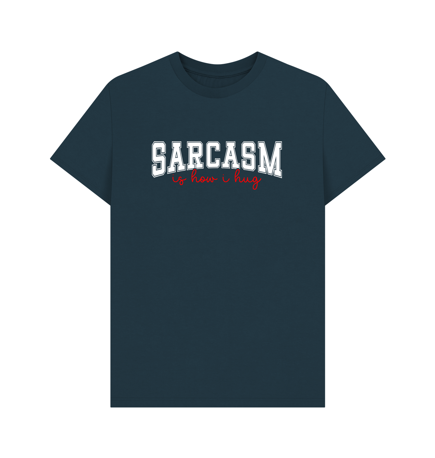 Denim Blue Printed T-shirt Front