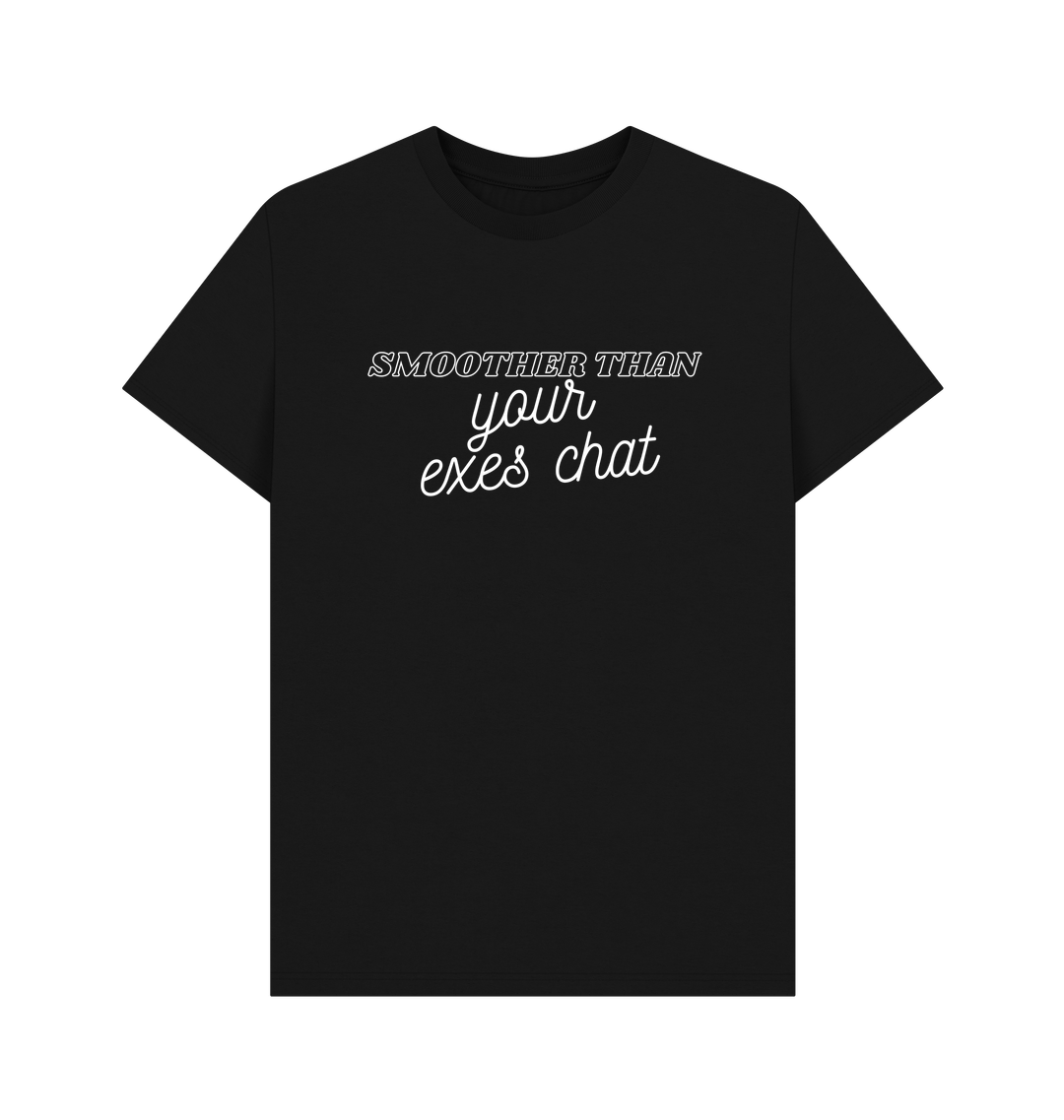 Black Printed T-shirt Front