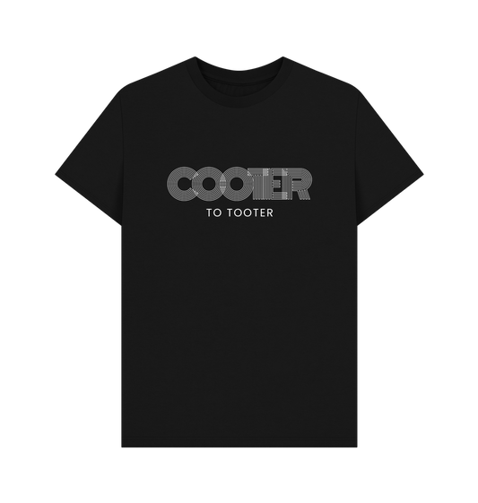 Black Printed T-shirt Front