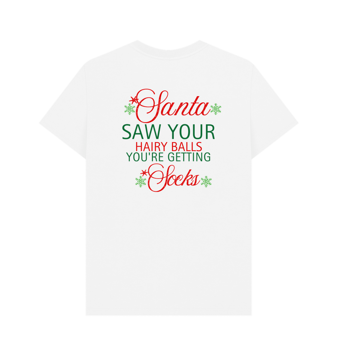 White Printed T-shirt Back